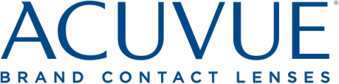 Logo de ACUVUE, brand contact lenses